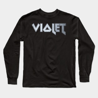 Heavy metal Violet Long Sleeve T-Shirt